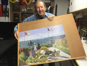 Jigsaw Puzzle Tips: Use a puzzle board